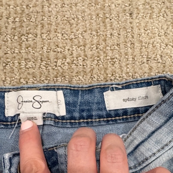 Jessica Simpson Light Blue Sydney Flare Jeans - Picture 2 of 3